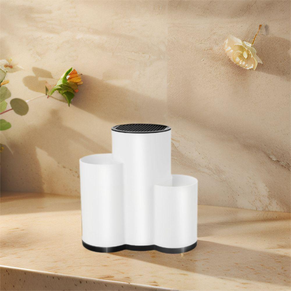 Plastic Knives Holder 2/3 Grid Flatware Storage Box Kitchenware Drain Rack  Chopsticks