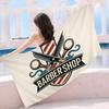 Vintage Sign Expert Barber Shop Big Microfiber Beach Towels Quick Dry Towel Sand Towels Pool Towel for Travel Swim Pool Yoga