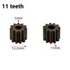 Durable Electric Hand Drill Gear 2Pcs 9-16 Teeth Parts Fit 550 775 Motor Shafts for Cordless Charging Drill Replacement