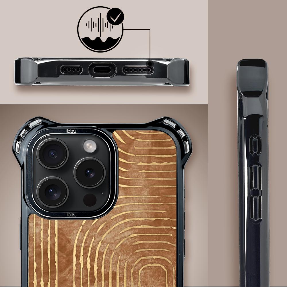 Etui Do Iphone 14 Pro Ibizu Dropguard Ultra Z Magsafe, Boho, Geometryczne Linie