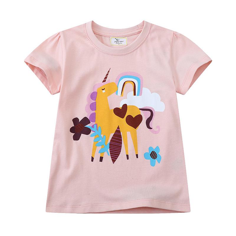 2026 New Designs Girls T Shirts Summer Children's Clothes Short Sleeve Kids Tees Tops Baby Costume Shirt