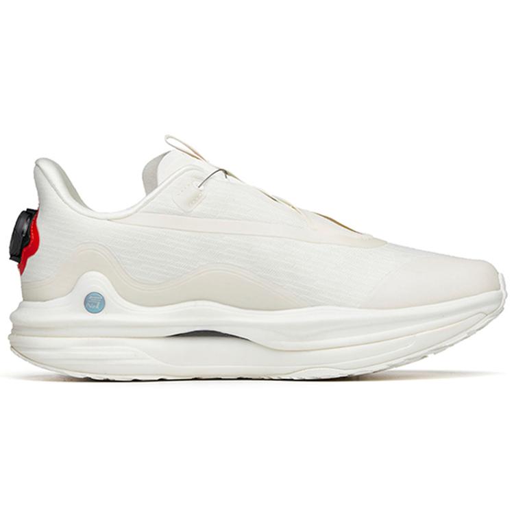 New Anta Cushioning Anti Slip And Wear Resistant Low Top Running Shoes Men's White 112215501A-1