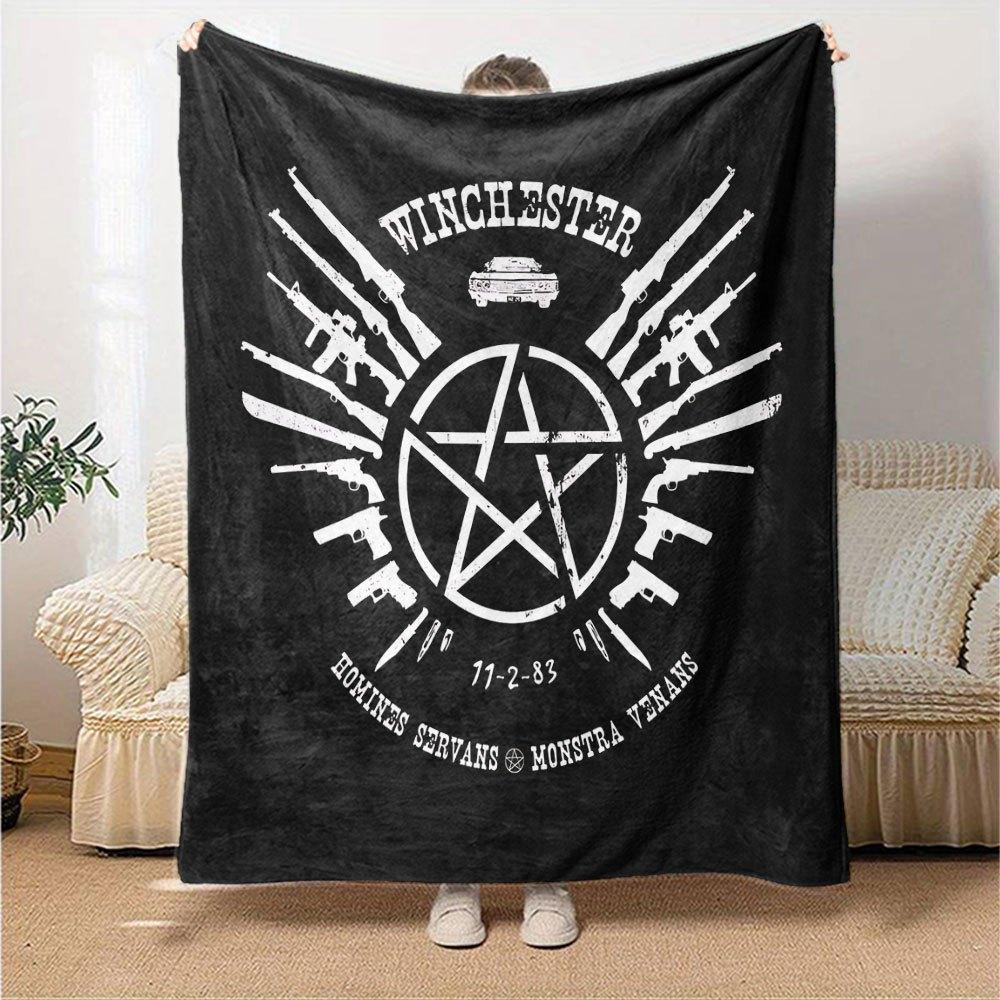 1pc Supernatural 14 Blanket Soft Warm Throw for Home, Office, Travel All Season Cozy Bedding Gift, Office Cozy Accessory