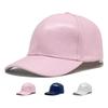 Men's PU Leather Baseball Cap - Spring/Autumn Style, Warm Sunshade Duckbill Cap