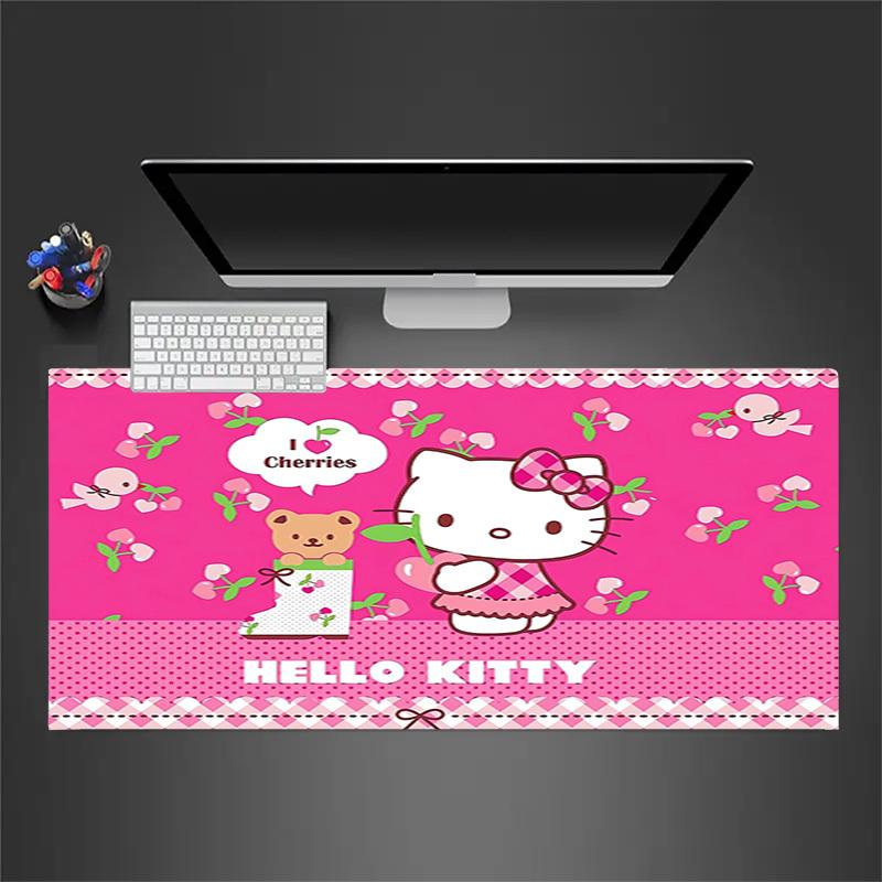 1pc Hello Kitty Cherry Theme Computer Pad with Vibrant Print, Mouse Pads for Desk 118