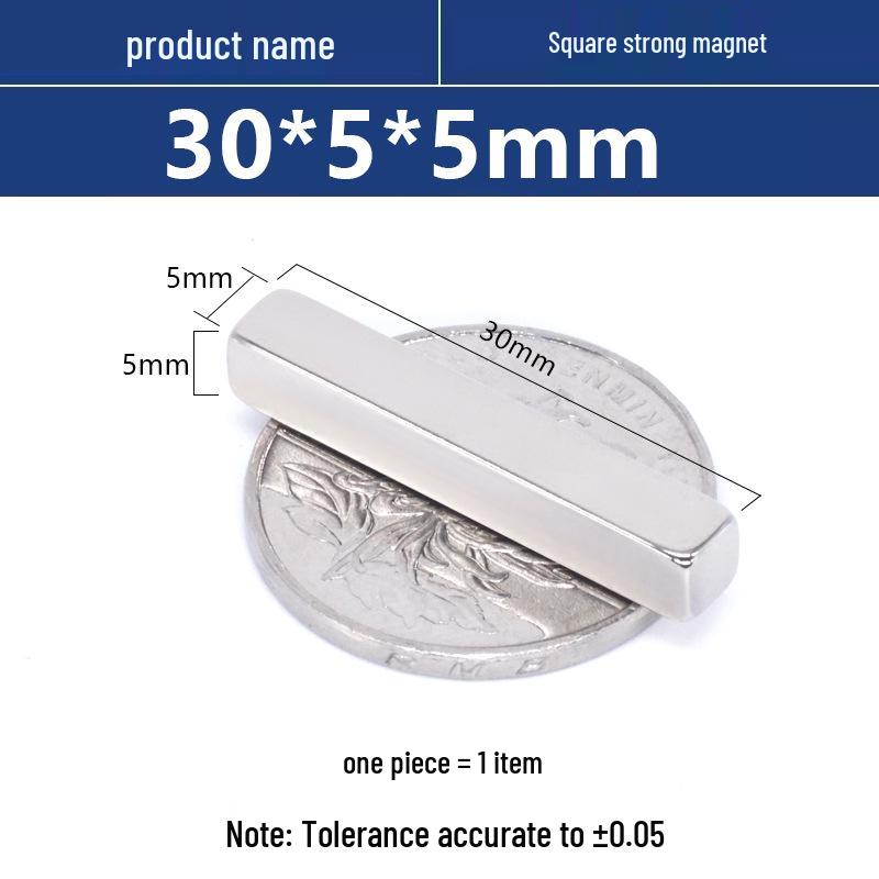 N52 Neodymium Iron Boron Square Magnet – Strong Rare Earth Permanent Magnet
