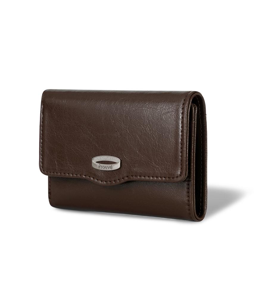 Prouve Pr Flap Wallet - Dark Brown