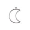 Geometric Openwork Resin Charms MOON HEART Pendants Multi Color Alloy Jewelry Component