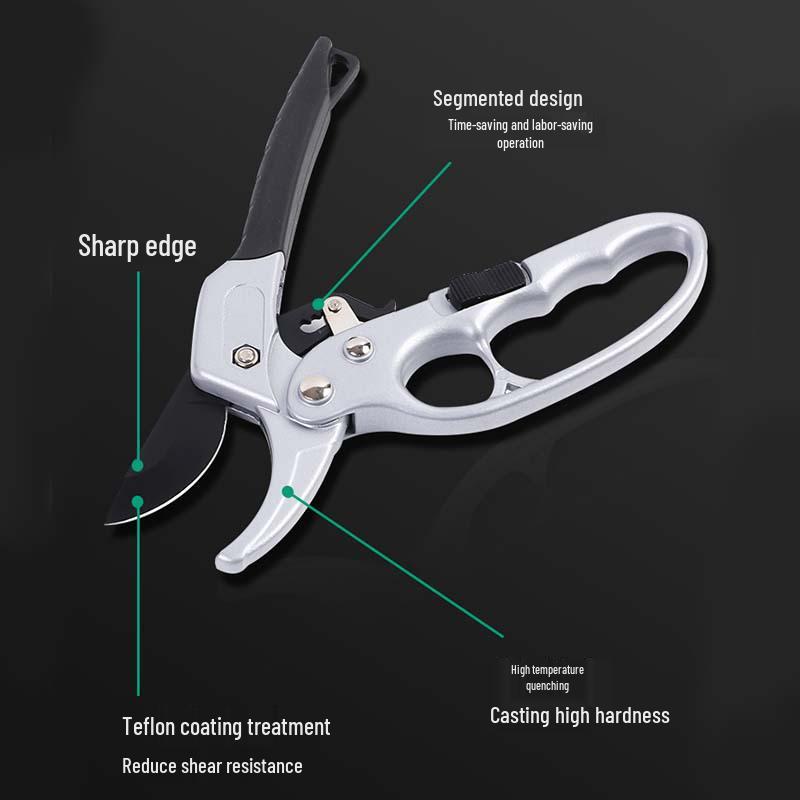 SK-5 Teflon-Coated Segmented Hand Pruner – Fruit & Branch Gardening Scissors