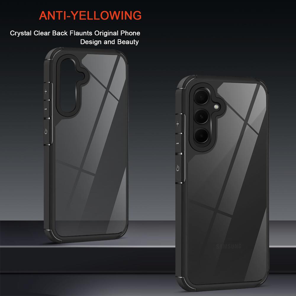 

Original Clear Armor Shockproof Case For Samsung Galaxy S24 S23 Plus S22 Ultra S21 FE A06 A16 M35 M55 A55 A35 A25 A05S A54 A34 For A23 чёрный
