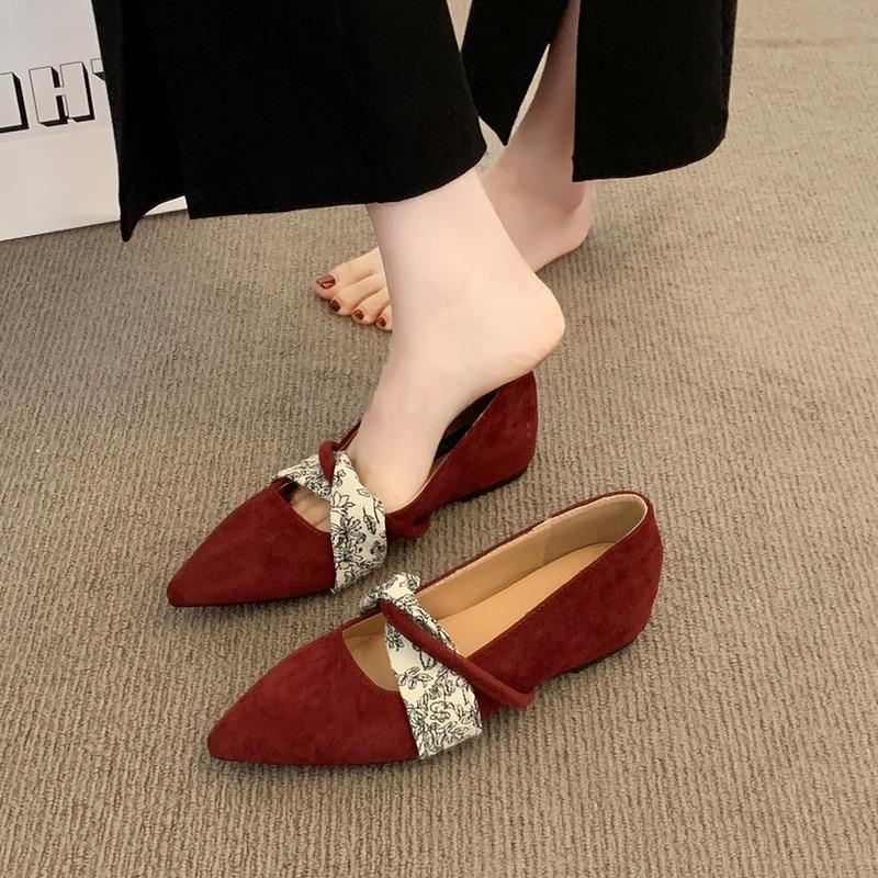 Retro Mary Jane schoenen met interne hakverhoging, nieuwe zachte en veelzijdige pendelschoenen met één pedaal