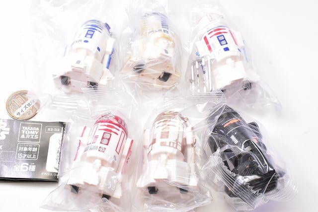 Star Wars Droid Movie Legacy Set of Gachapon Capsule Toy Pull-Back [Complete 6]