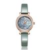 Mother-of-pearl Julius Lady Women's Watch Japan Movt Elegant Fashion Hours Clock Real Leather Bracelet Girl's Birthday Gift Box