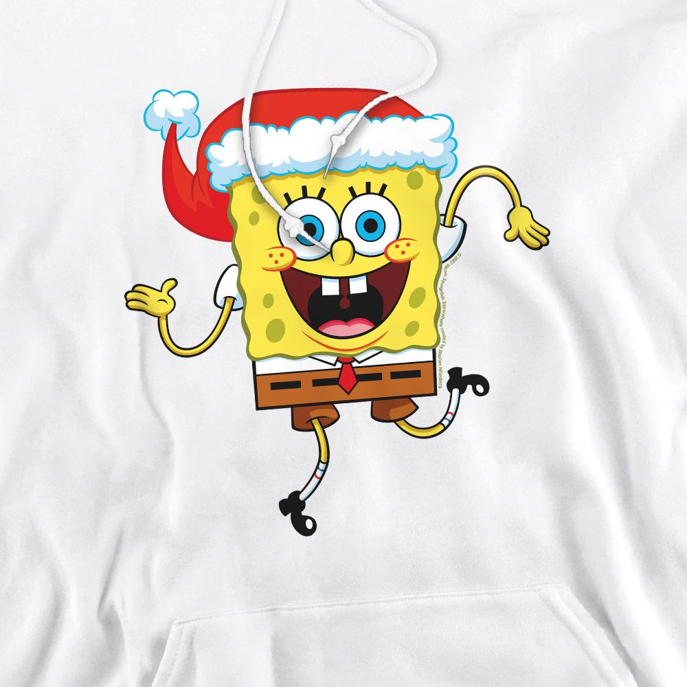SpongeBob SquarePants Mens Santa Hat Christmas Hoodie