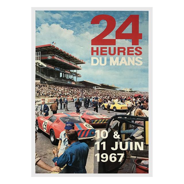 24 HEURES DU MANS Posters and Prints Vintage Racing Canvas Paintings Wall Art Picture for Living Room Home Decoration No Frame