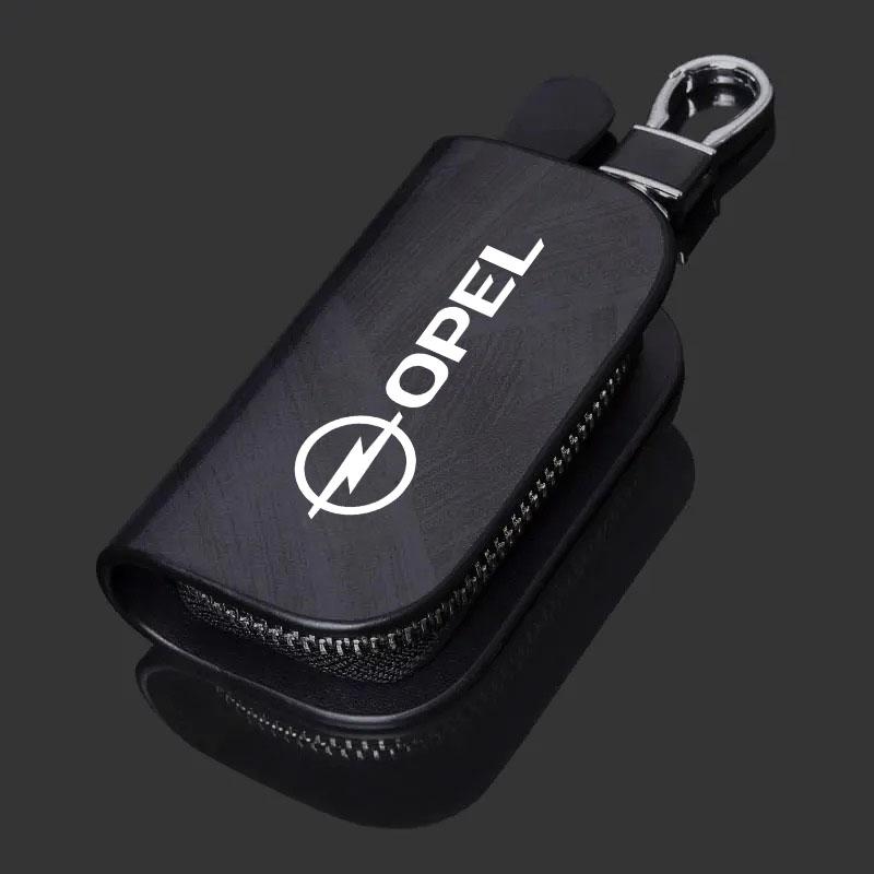 Autoschlüssel-Etui Tasche Schutzhülle Geldbörsenhalter Kette Schlüssel-Geldbörse Sammler für opel astra g h j insignia zafira corsa d c