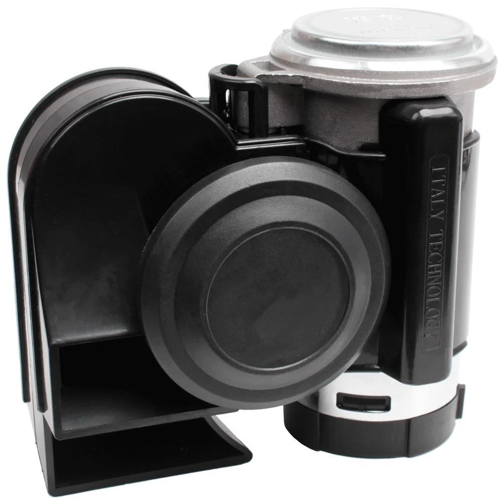 FARBIN Compact Air Horn with Compressor 12V/24V 120db Snail Electric Car Horn Super Loud with Wiring Harness