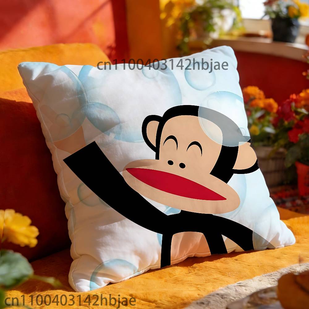 Monkey P-PaulS F-Frank Pillowcases Bedroom Living Room Sofa Home Decor Polyester Cushion Cover with Zipper