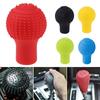 1Pc Car Auto Round Silicone Gear Shift Knob Cover Manual Automatic Non Slip Lever Shifter Knobs Case Protector Bump Stick
