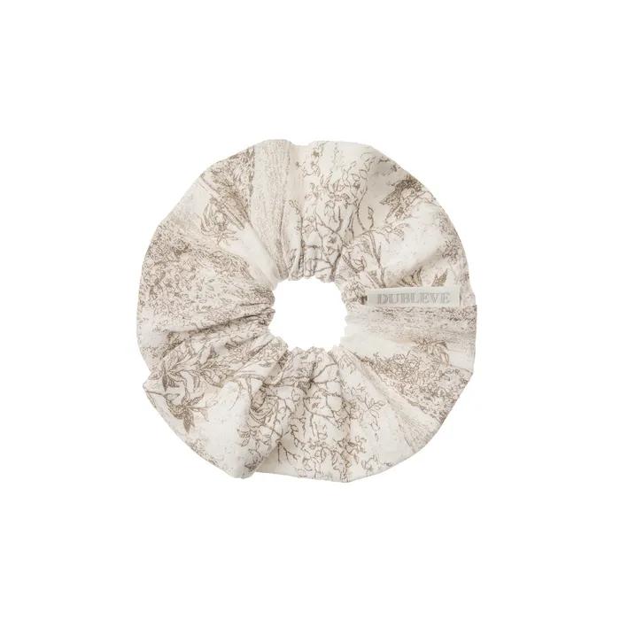 DUBLEVE Toile De Jouy Scrunchie