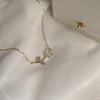 Elegant Vintage Rose Tulip Crystal Choker Necklace for Women Wedding Jewelry Cute Pendant Chain Lady Party Neck Accessories Gift