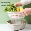 maxcook Nordic Style Stackable PP Draining Basket Set