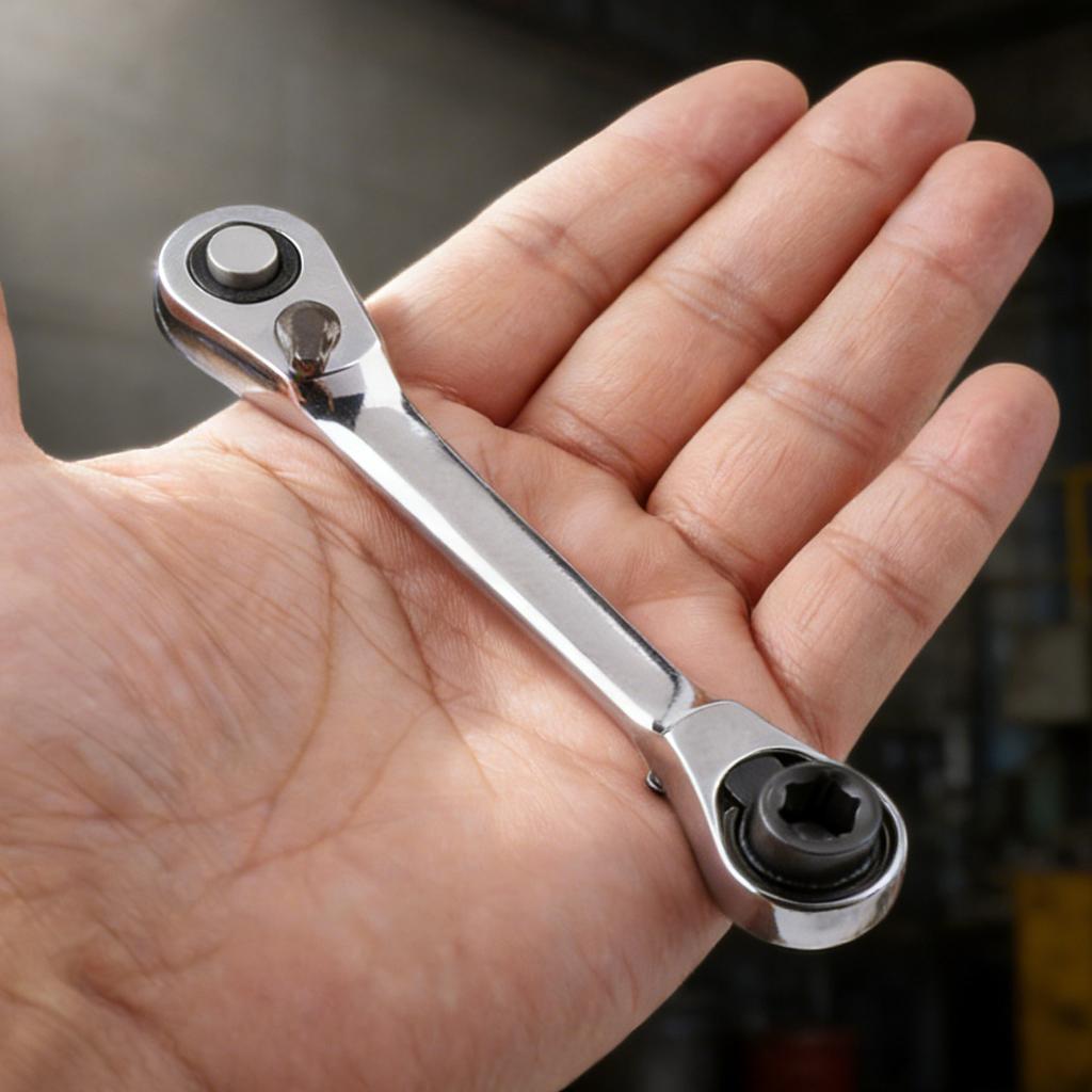 1/4 Ratsche Doppelkopf Sechskant Drehmomentschlüssel Auto Werkzeuge Demontage Spezielles Entferner Werkzeug Wartung Automobil Mechanisch
