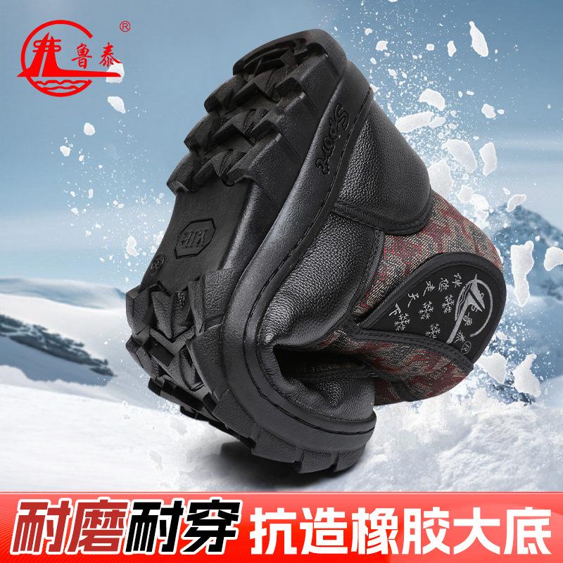 Bomullsskor vinter två bomullsskor damskor vinter dam bomullsskor medelålders och gamla varma mamma bomullsskor köldtåliga snöskor