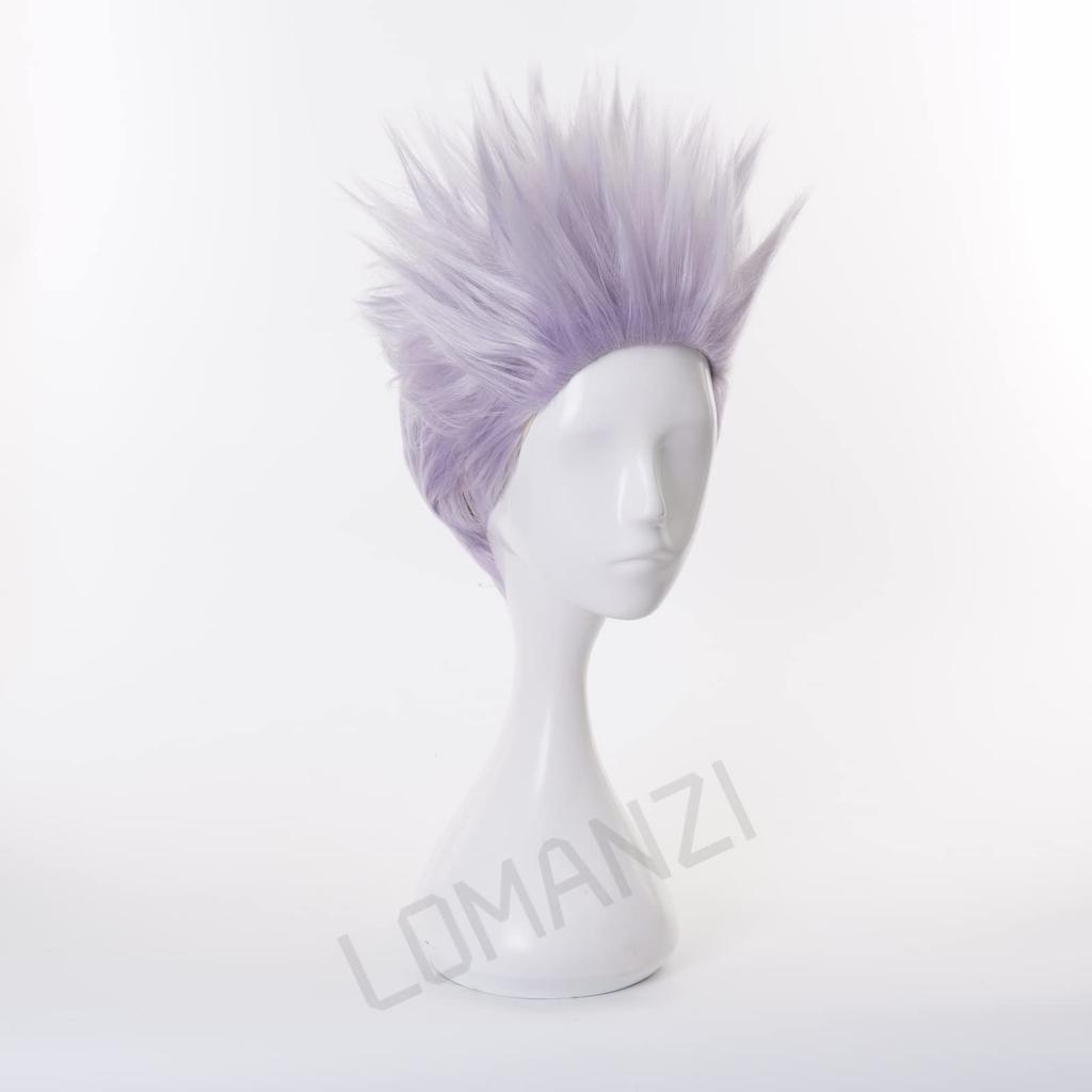 Jujutsu Kaisen-parykk Satoru Gojo Cosplay med varmebestandig parykknett Cosplay-parykk Parykktilbehør Eksklusivt for Anime Halloween-julefestkostyme