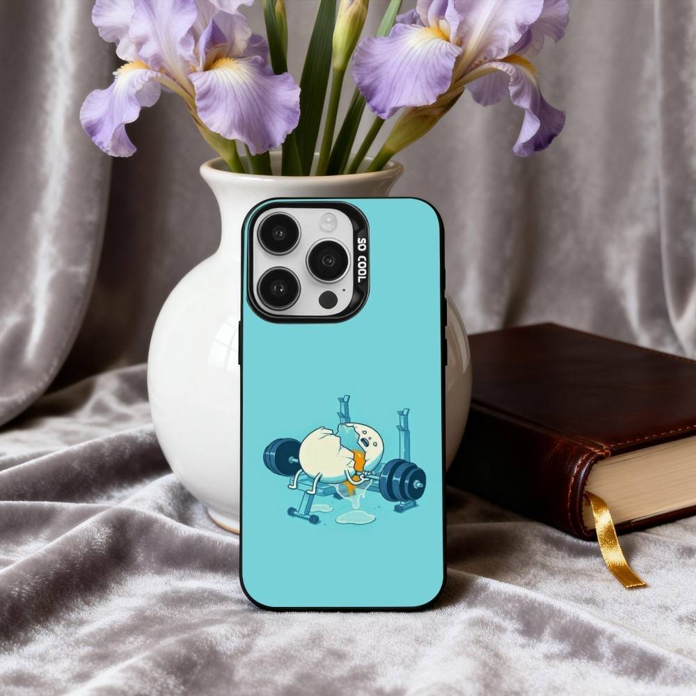 F-Funny Food Fancy art Phone Case For iPhone17,16,15,14,13,12,11 Plus,Pro Max Black Candy silver phone case