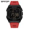 Sanda Trend Student Sports Electronic Watch: Luminous, Alarm, Dual Time, Waterproof, Chronograph