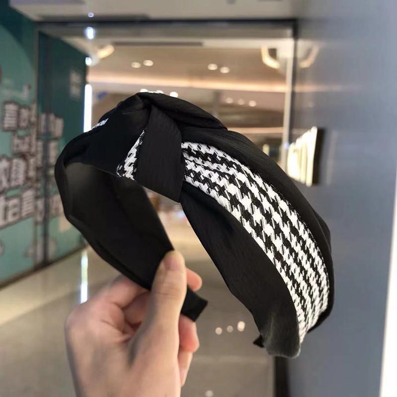 Women Headpiece Big Top Bow Knotted Headband for Female Shopping Party Holiday Head Hoop Classic Swallow Gird Hairband