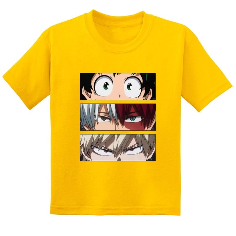 Japanese Anime Printed Teenage T-shirt Summer Boys Girls Casual Harajuku Streetwear Fashion O-Neck Short Sleeve Tops Clothing