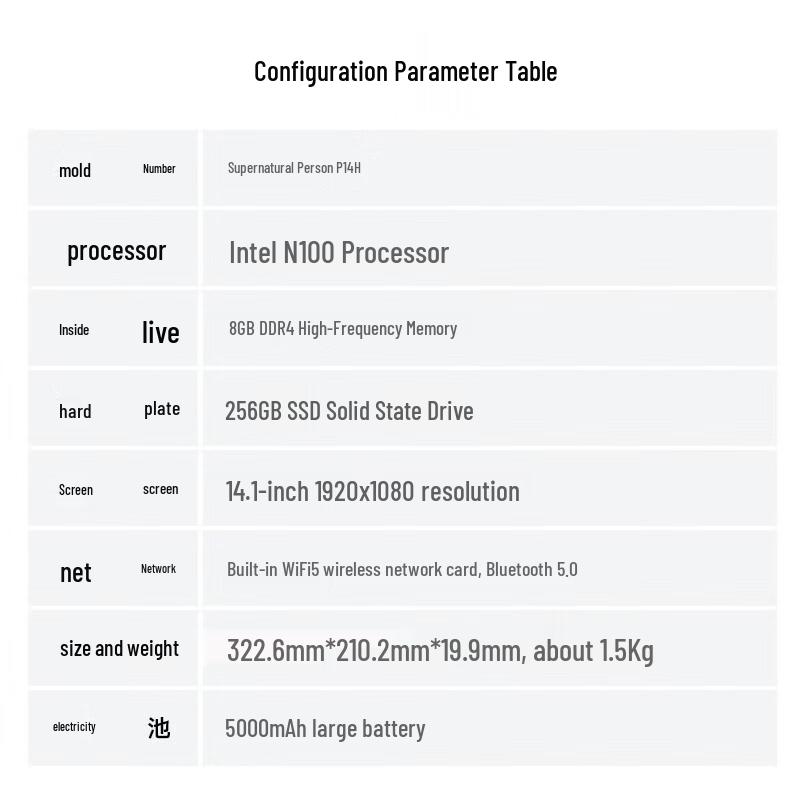 

Бизнес-ноутбук Lenovo P14H с диагональю 14,1 дюйма (Китайская версия)