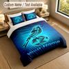 Bedding Set 1 Duvet Cover 2 Pillowcases Norwich City Print Soft Bed Linen Bedroom Decor