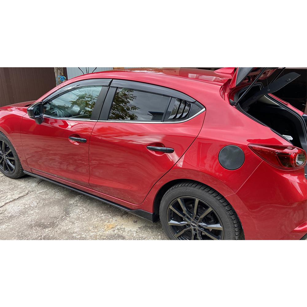 Carbon Fiber Door Handle Cover for Mazda 2 Demio Mazda2 DJ 2015 2016 2017 2018 Car Exterior Style Accessories