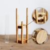 Hydroponic Flower Arrangement Vase Solid Wood Flower Ware Test Tube Vase Flower Holder