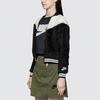 Nike Womens Nsw Jacket Bomber Plush Jacket Women Jackets Black White CJ5031-010