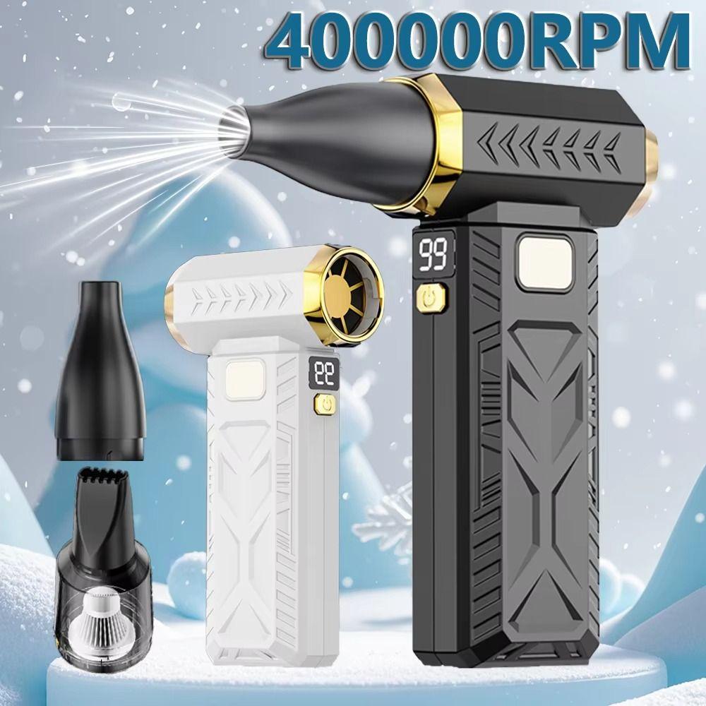 100000RPM Powerful Air Blower 6-Gear Adjustable Vacuum Dust Cleaner Mini Turbo Jet Fan  PC Clean