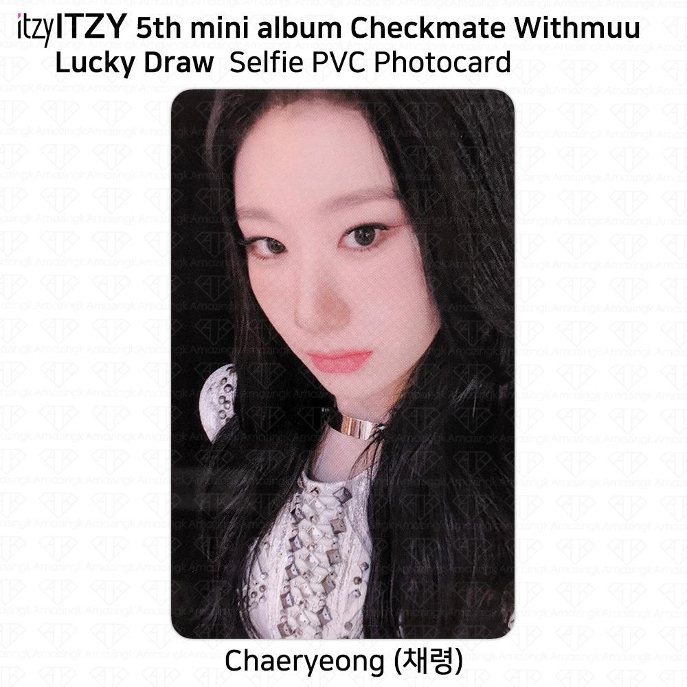 

ITZY 5-й мини-альбом Checkmate Официальная фотокарточка Withmuu Lucky Draw Polaroid Chaeryeong - A