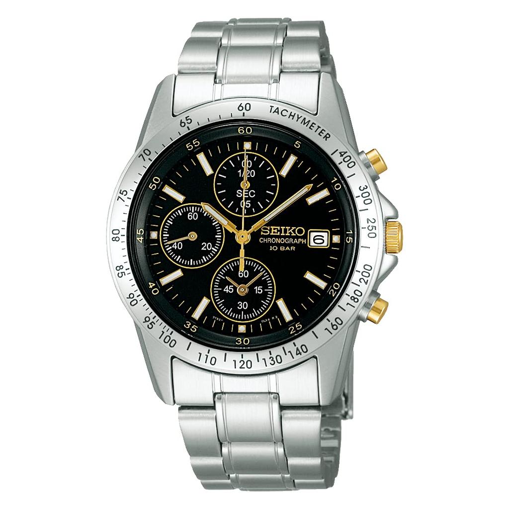 Seiko Selection Quartz Chronograph Watch SBTQ043 Silver Men's