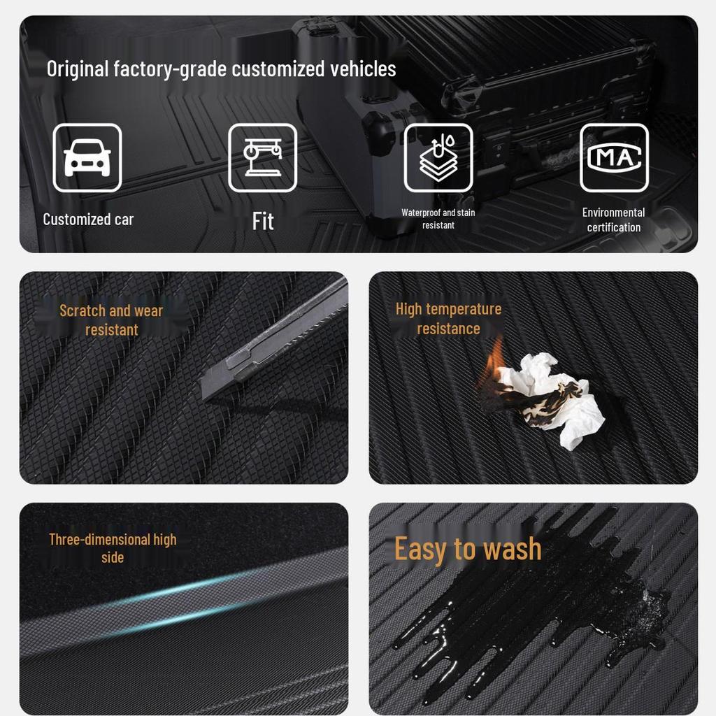 Geely Emgrand & Panda MINI Trunk Mat for Xingrui, Xingyuan, Vision X6, Binrui, Boyue