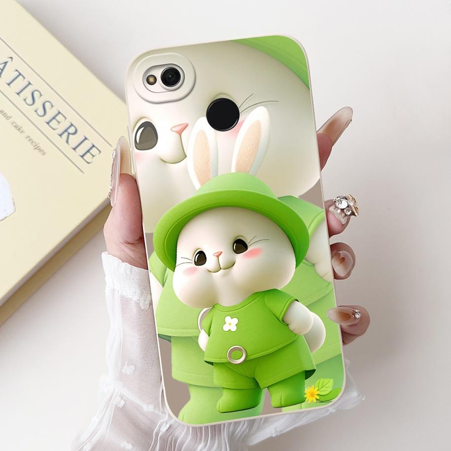 For Xiaomi Redmi 4X Case Cute Cartoon Rabbit Crown Cat Soft Silicone Lens Protective Cover For Xiaomi Redmi 4A 5A Redmi4X Shells