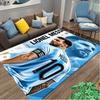 1pc Football Star Messi Printed Chair Rug for Home Office Use, Living Room Kitchen Game Room Area Carpet