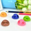 10 Pcs Cable Drop Clips Desk Tidy Organizer Wire Cord Lead USB Charger Holder Tools Random Color