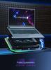 Gaming Laptop Cooling Stand with Silent Air-Cooled Fan for Efficient Heat Dissipation