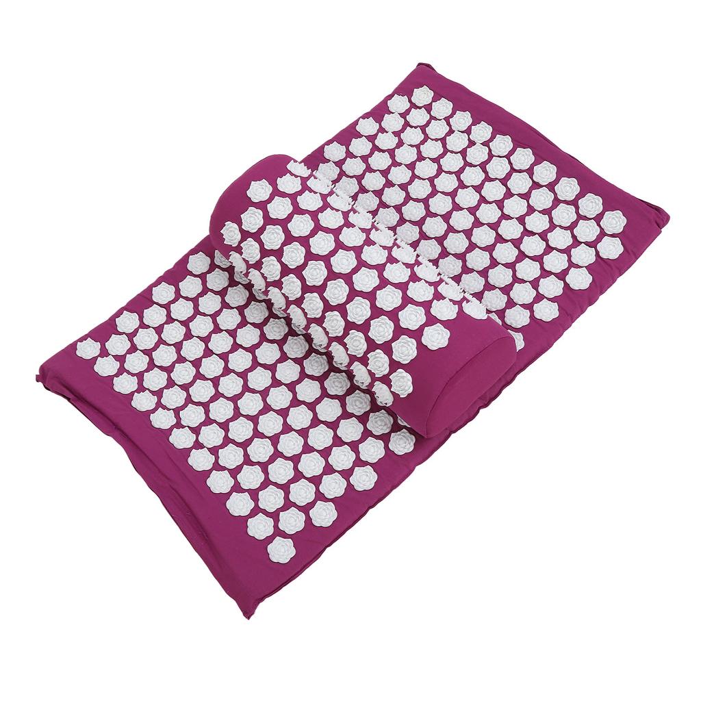 Acupressure Pad Massage Relax Muscle Reduce Neck Back Shoulder Head Pain Stress Relief Acupressure Mat