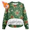 Men's Round Neck Fleece-Lined Thick Warm Sweatshirt