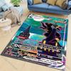 Tappeto Tappetino Pikachu Charizard Squirtle Stampa Tappeto per Soggiorno Camera da Letto Decorazione Divano Tappeto per Aree della Casa Tappetino Antiscivolo Tappeti da Gioco