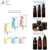In Stock 15-120ml Brown Dark Vacuum Spray Bottle Lotion Pump Liquid Foundation Essence Eye Cream Storage Bottle